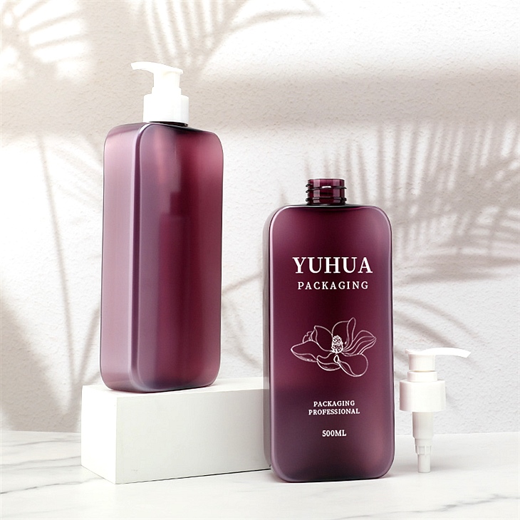 500ML身体乳沐浴露四方瓶-公司产品