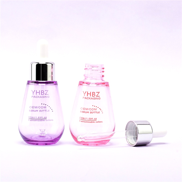 环保型 50ml PET 肩部精华液瓶